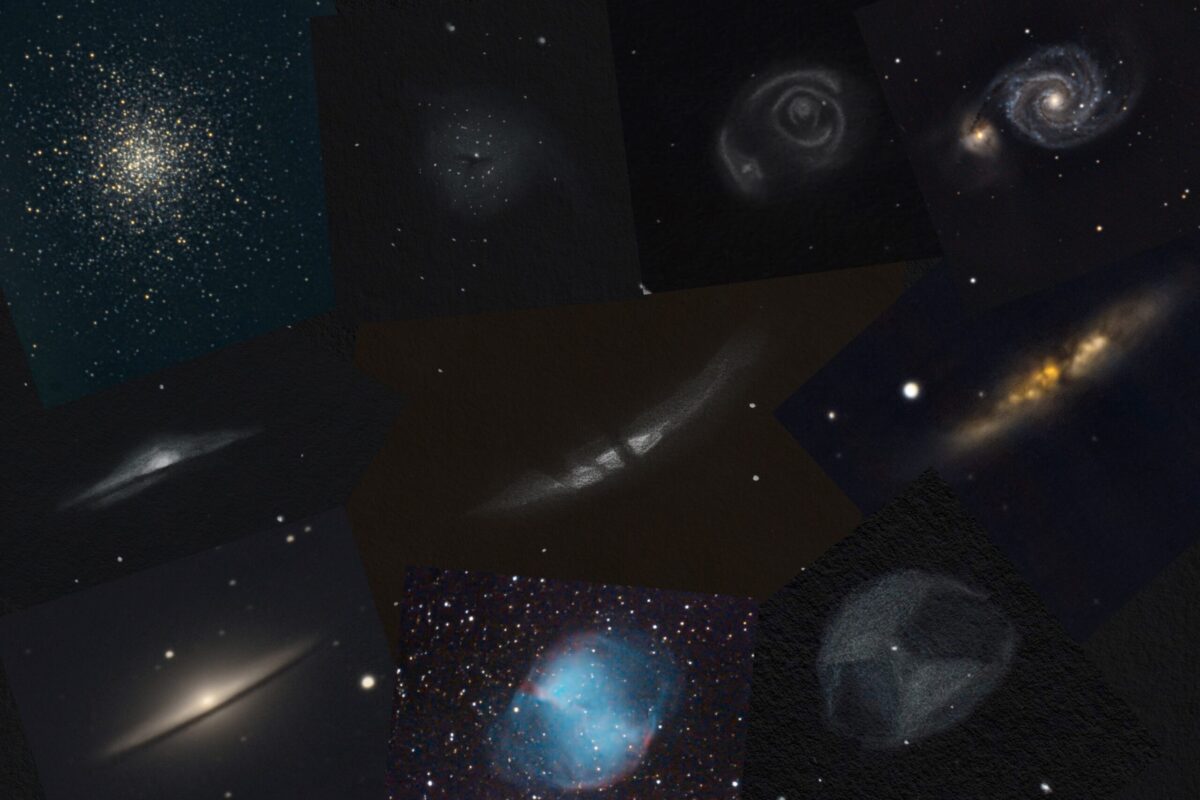 Ein kleiner Vergleich zwischen visueller Beobachtung und digitaler Astrofotografie